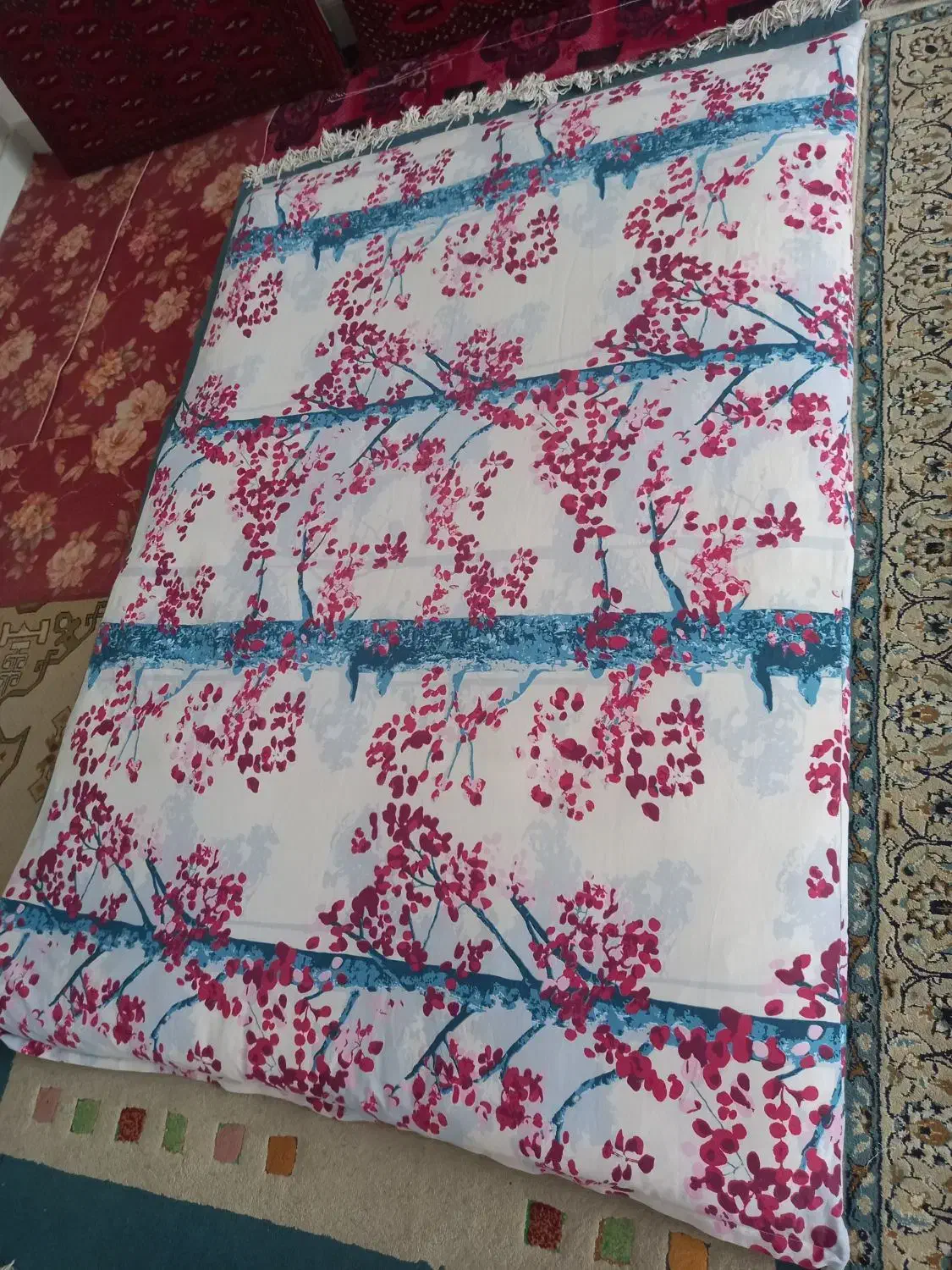 تشک پنبه ای دونفره در حد نو ارزان|رختخواب، بالش، پتو|کرج, خرمدشت|دیوار