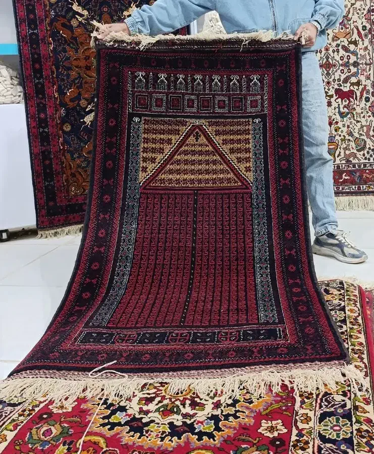 قالیچه دستبافت سنگان|فرش|خواف, |دیوار