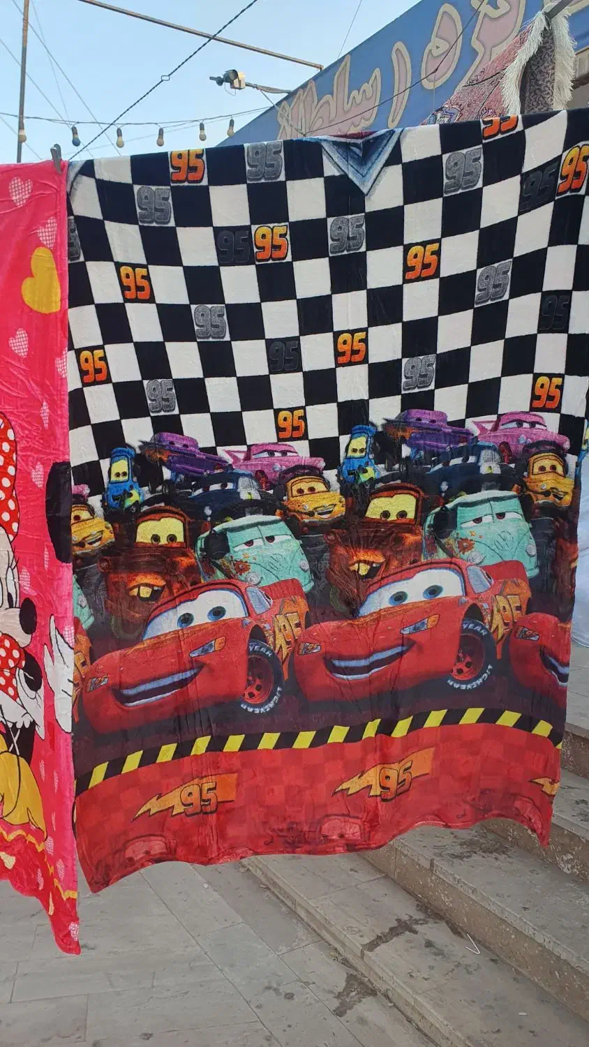 پتو ژله ای یکنفره طرح عروسکی|رختخواب، بالش، پتو|یزد, |دیوار