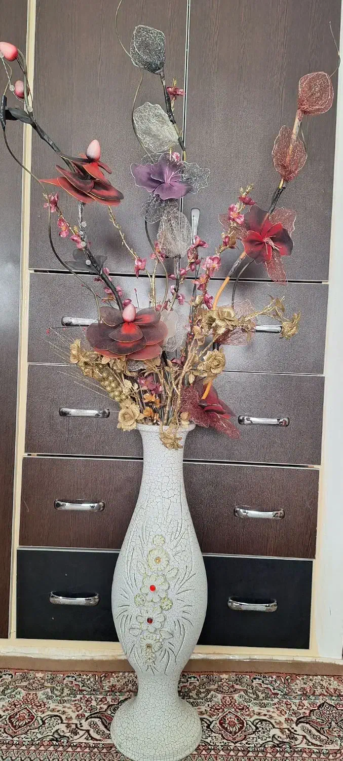 گلدان|گل مصنوعی|قم, ولیعصر|دیوار