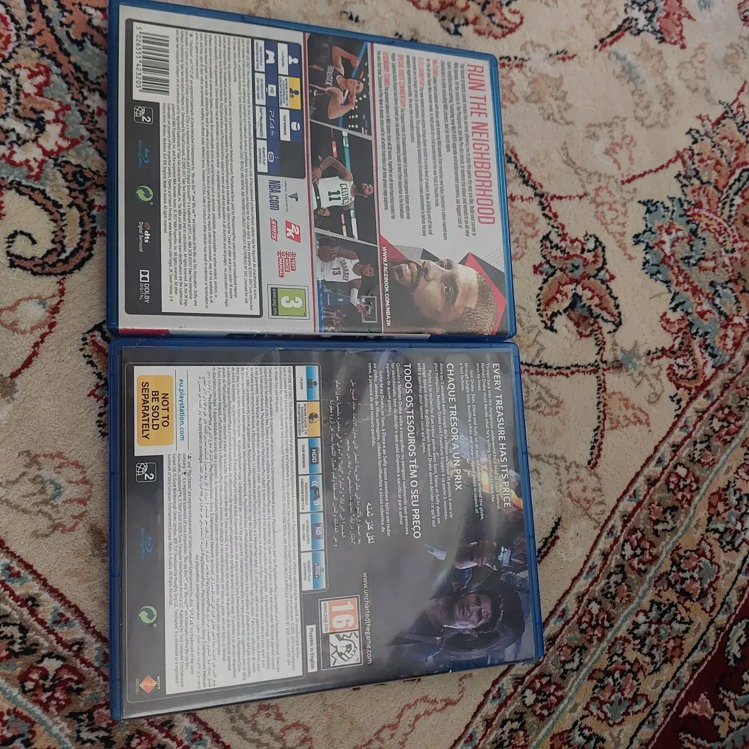 آنچارتد 4 و nba2k18|کنسول، بازی ویدئویی و آنلاین|تهران, شهرک شهید باقری|دیوار