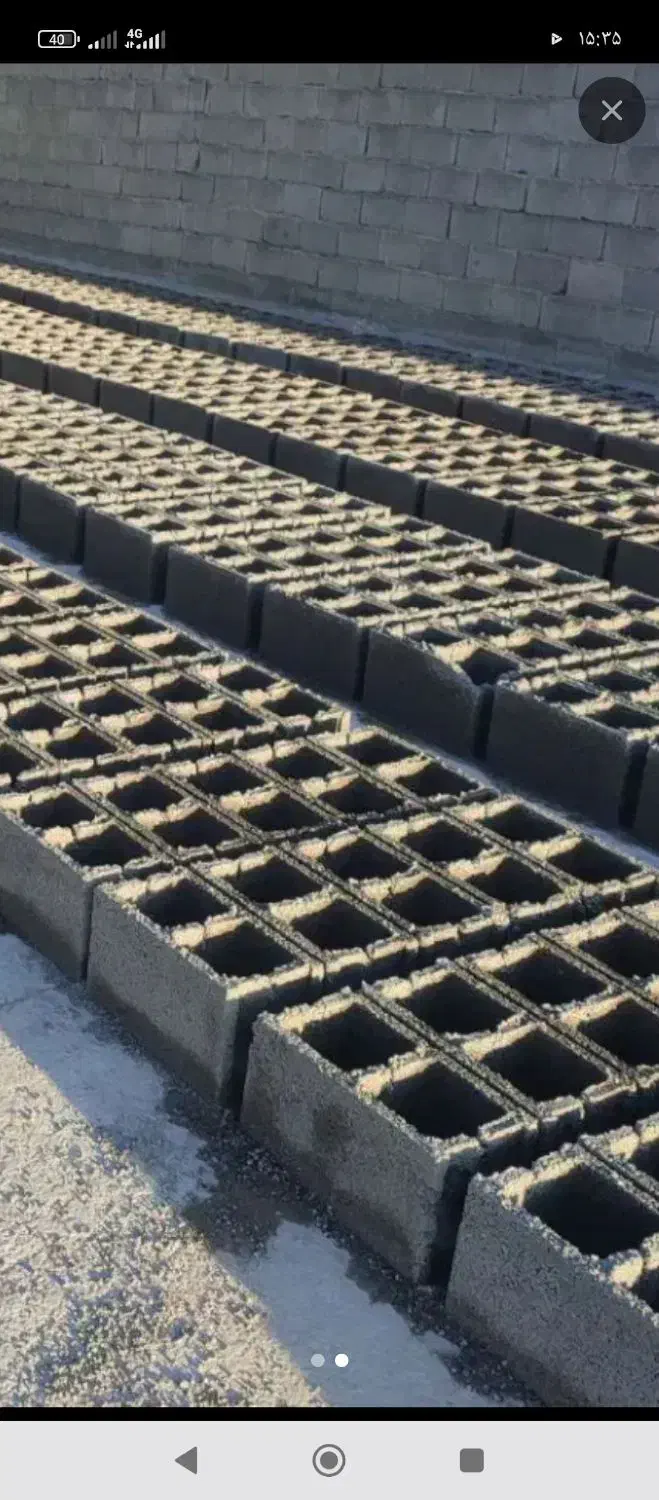 بلوک دیواری 40سانتی درجه یک|مصالح و تجهیزات ساختمان|یاسوج, |دیوار