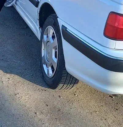 چهار عدد رینگ فابریک بالاستیک بارز و قالپاق فابریک|قطعات یدکی و لوازم جانبی|اردبیل, |دیوار