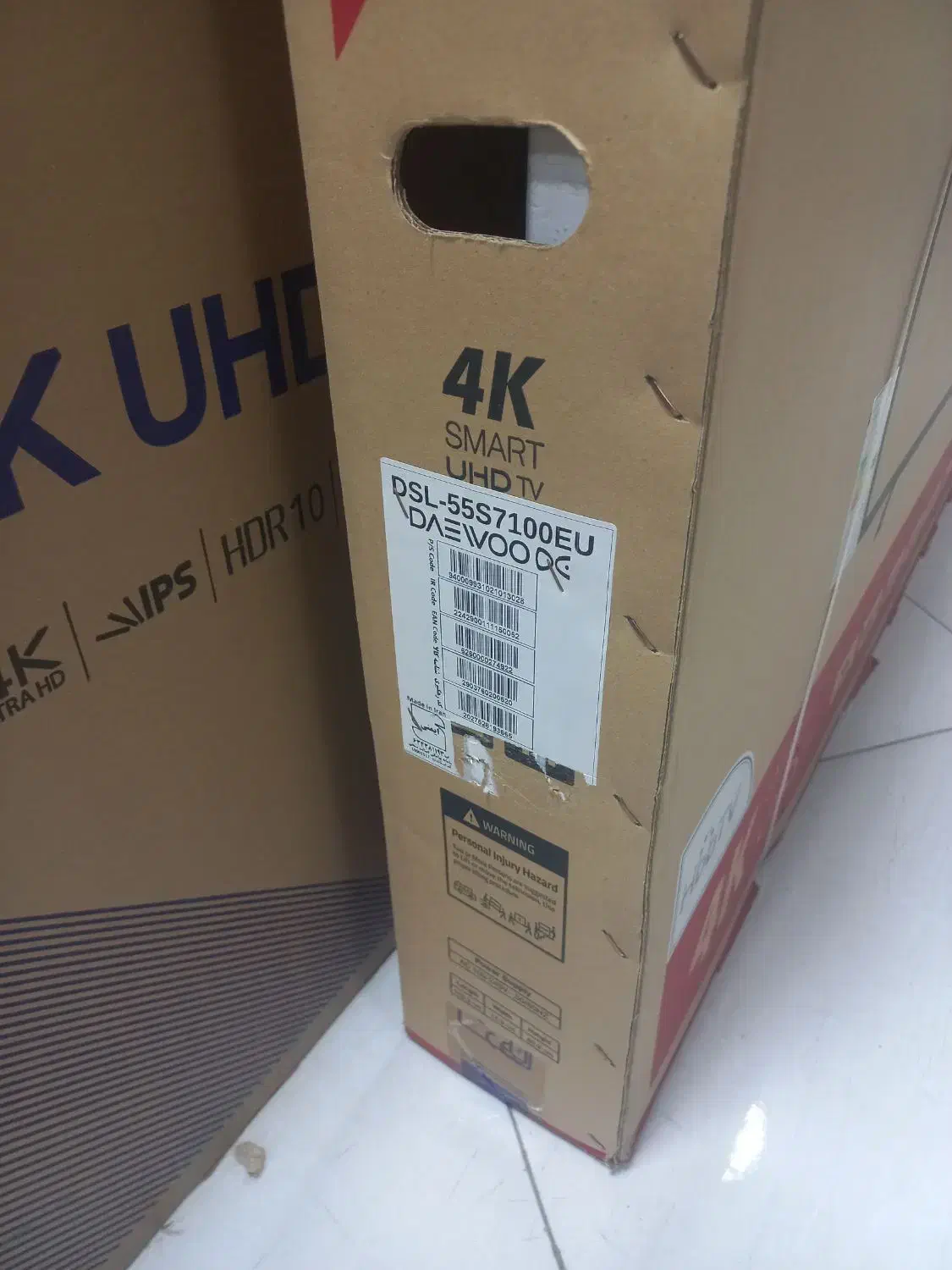 تلوزیون دوو ۵۵اینچ آگبند هوشمند فورکی مدلهادیگه|تلویزیون و پروژکتور|مشکیندشت, |دیوار