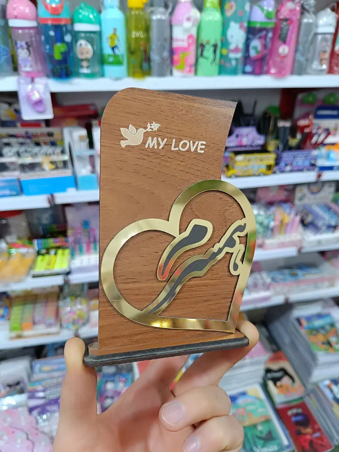 تندیس رومیزی همسرم ، فروش ویژه روز زن|مجسمه، تندیس، ماکت|قم, نخودی|دیوار