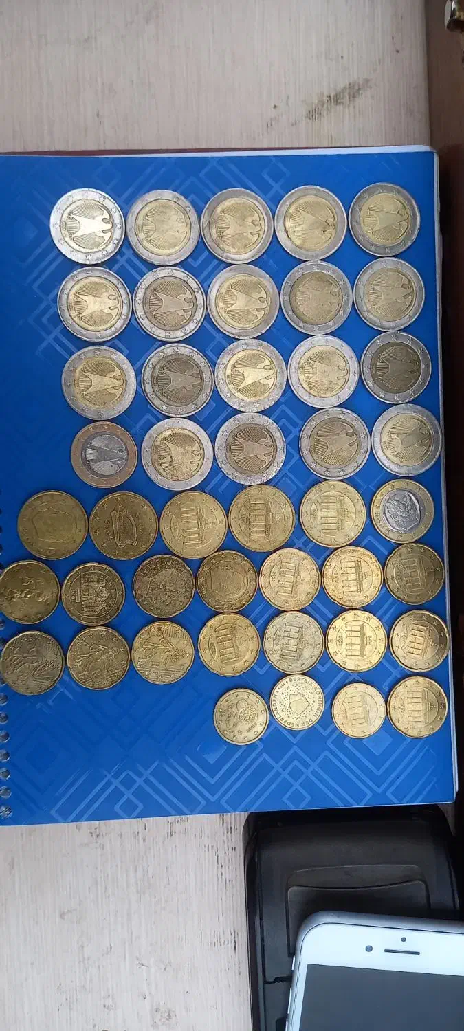 سکه یورو سکه الیزابت سکه خارجی|کلکسیون سکه، تمبر، اسکناس|کرج, ساسانی (قلمستان)|دیوار