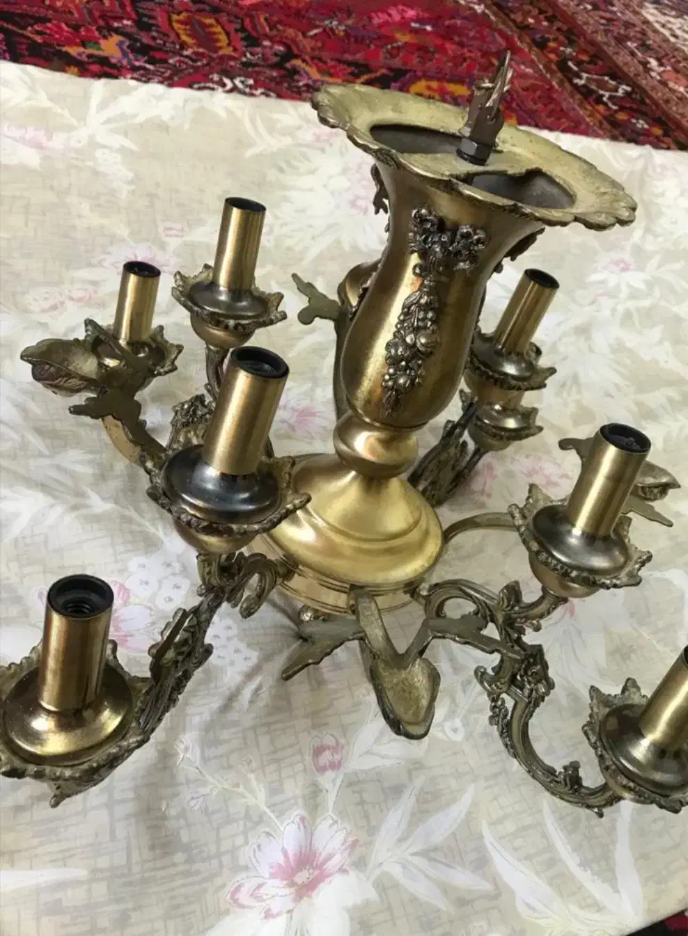 لوستر برنز|لوستر و چراغ آویز|تبریز, |دیوار