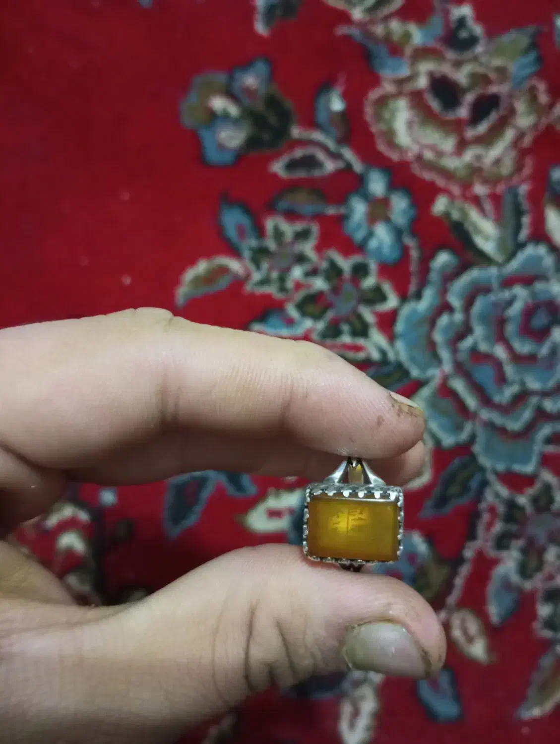 انگشتر شرف شمس با نقره عیار 925|جواهرات|تربتحیدریه, سرمحله|دیوار