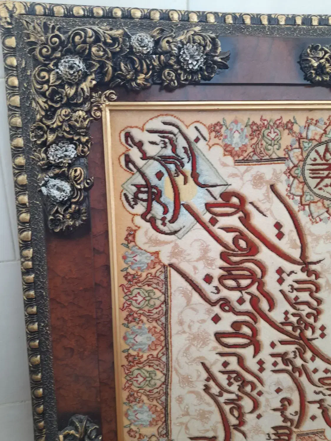 تابلو فرش دستباف تمیز|تابلو فرش|قزوین, |دیوار