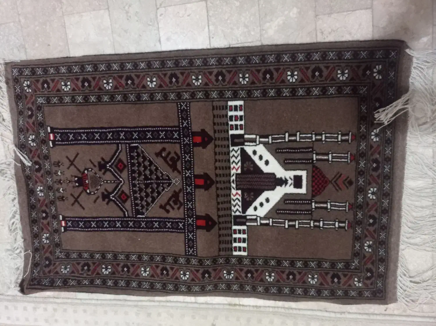 سجاده دست بافت|فرش|گرگان, |دیوار