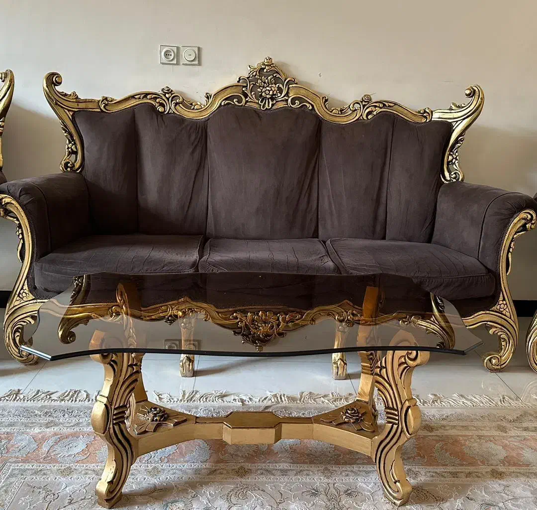 مبل ۹ نفره|مبلمان خانگی و میز عسلی|اصفهان, باتون|دیوار