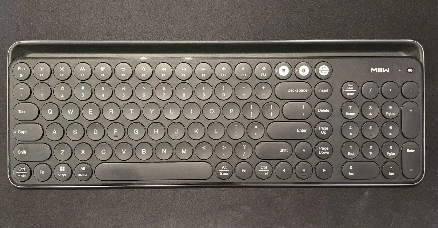 کیبورد شیائومی miiiw mwbk01 مشکی سفید|قطعات و لوازم جانبی رایانه|تهران, کوهک|دیوار