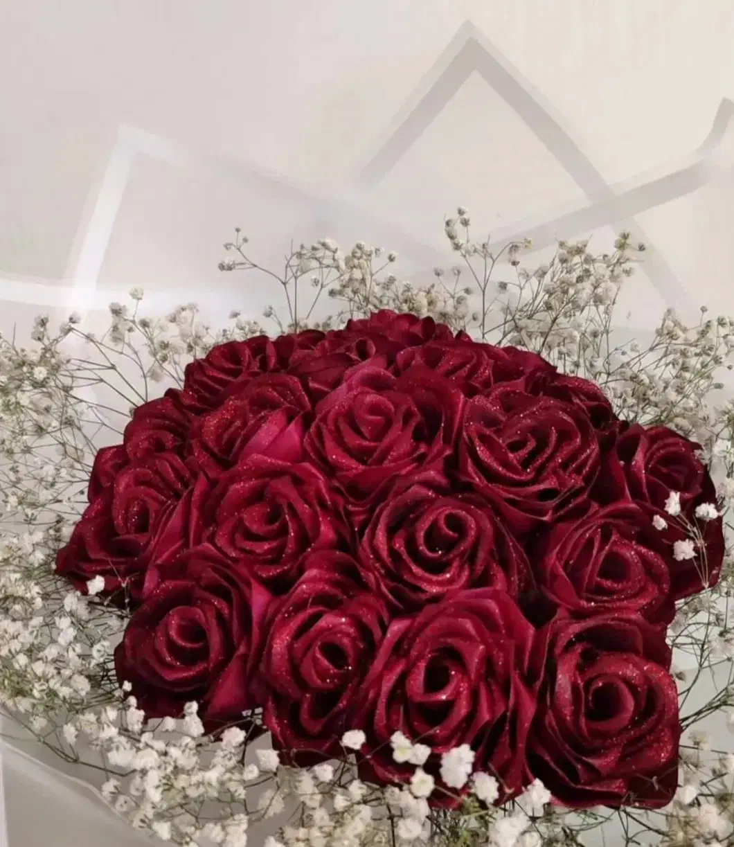 دسته گل روبانی وباکس هدیه وگل روبانی|گل مصنوعی|تبریز, |دیوار
