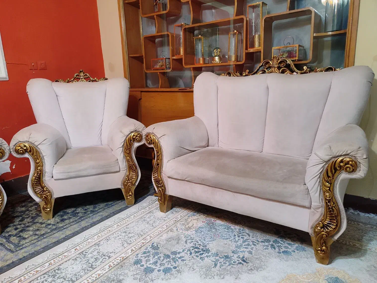 مبل 7 نفره با گل میز|مبلمان خانگی و میز عسلی|شیراز, سینما سعدی|دیوار