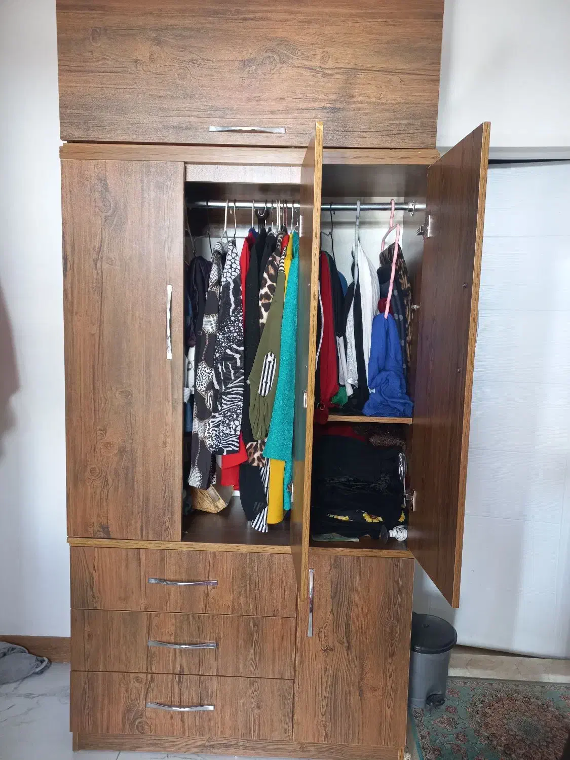 کمد ام دی اف ۳ تکه|تخت و سرویس خواب|قرچک, مهدیه|دیوار