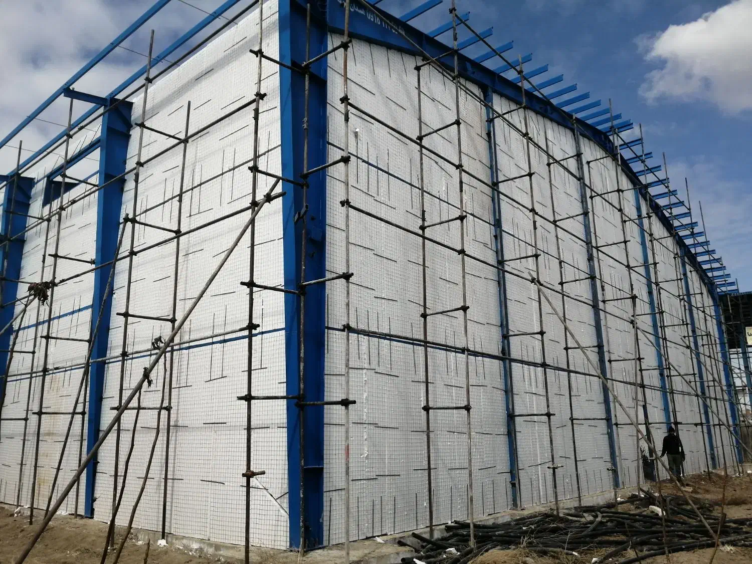 شاتکریت نصب پانل اجرای نبشی کشی|خدمات پیشه و مهارت|همدان, |دیوار