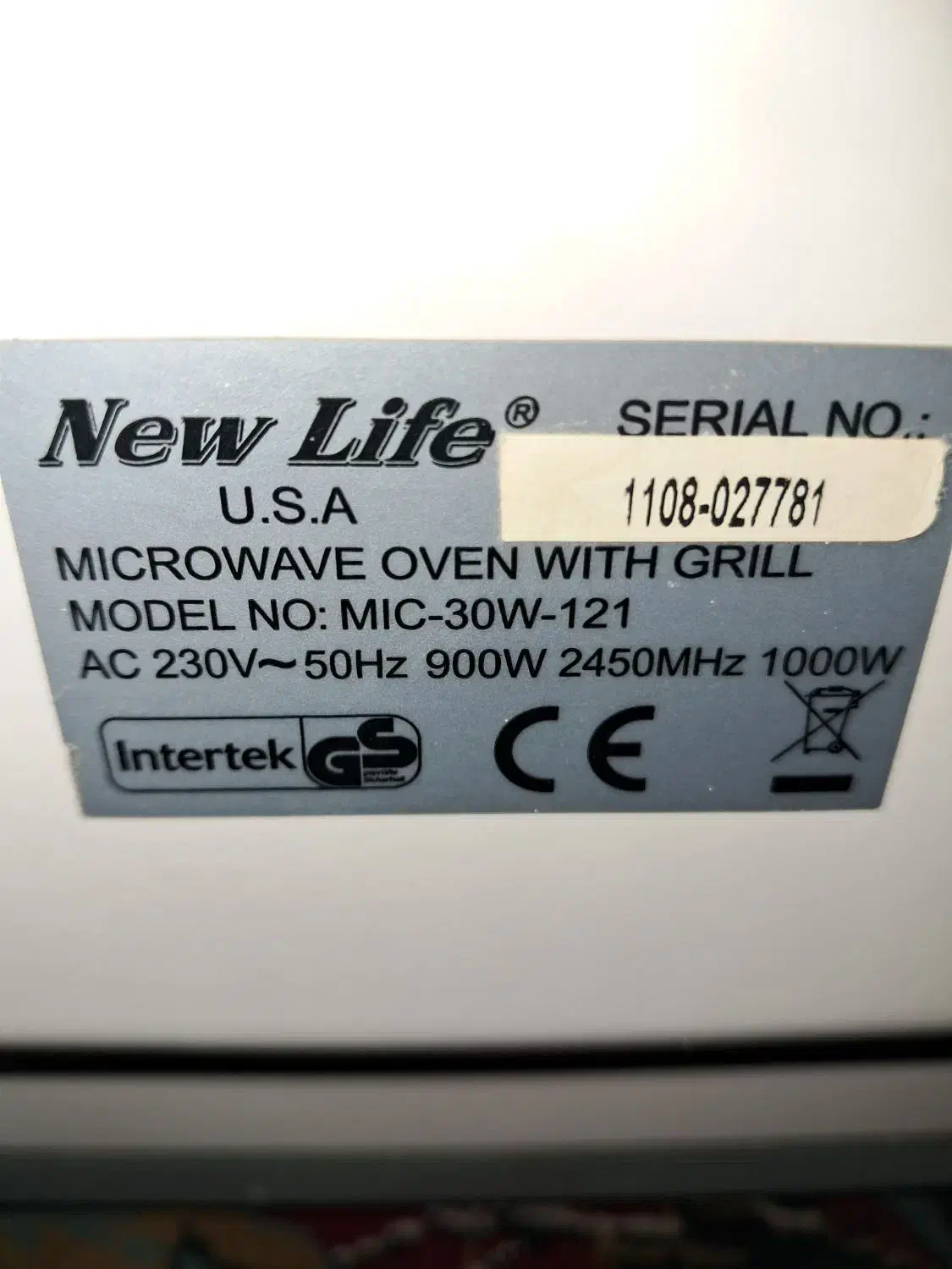 ماکروفر نیولایف new life|اجاق گاز و لوازم برقی پخت‌وپز|اصفهان, مفتح|دیوار