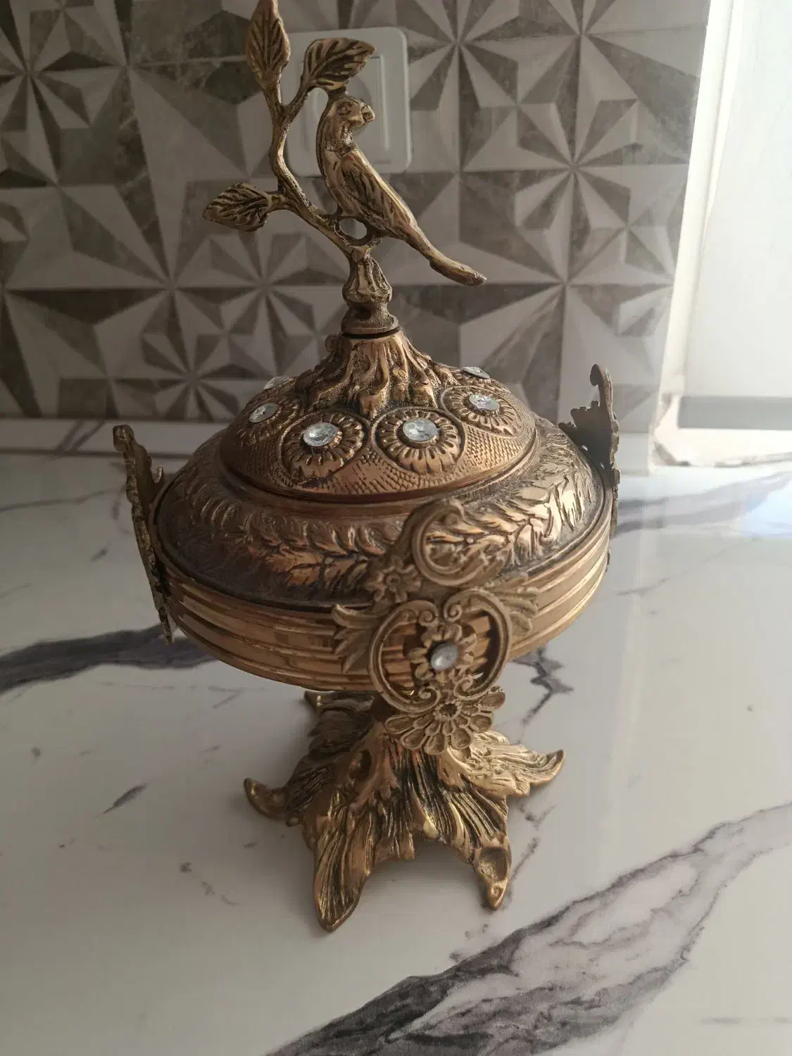 شکلات خوری برنجی|ظروف سرو و پذیرایی|پاکدشت, پاکدشت (مامازند)|دیوار