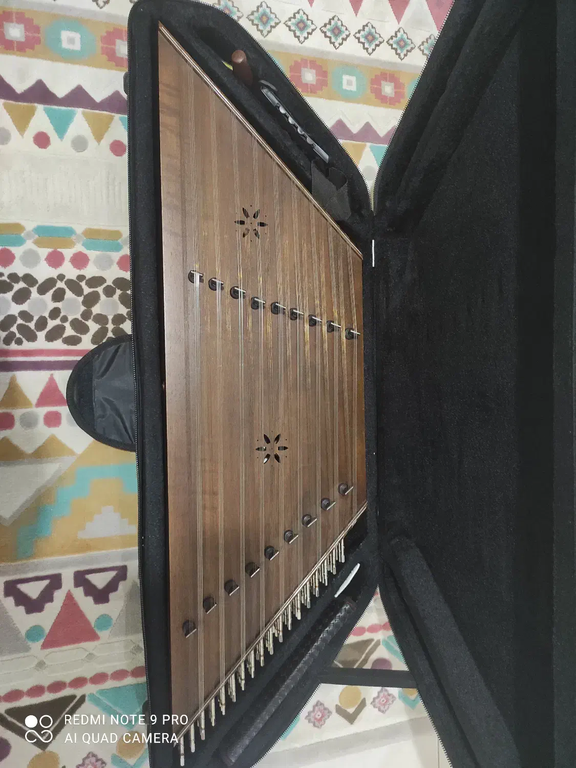 سنتور تک مهر حمید موسوی نو همراه با لوازم جانبی|سازهای سنتی|ساری, |دیوار