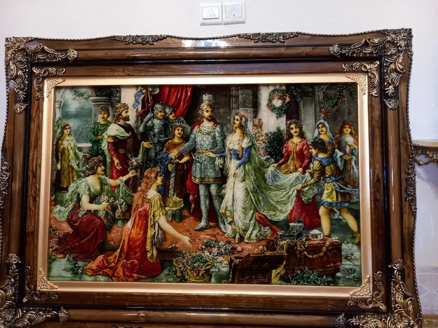 تابلو فرش نفیس|تابلو فرش|ابهر, |دیوار