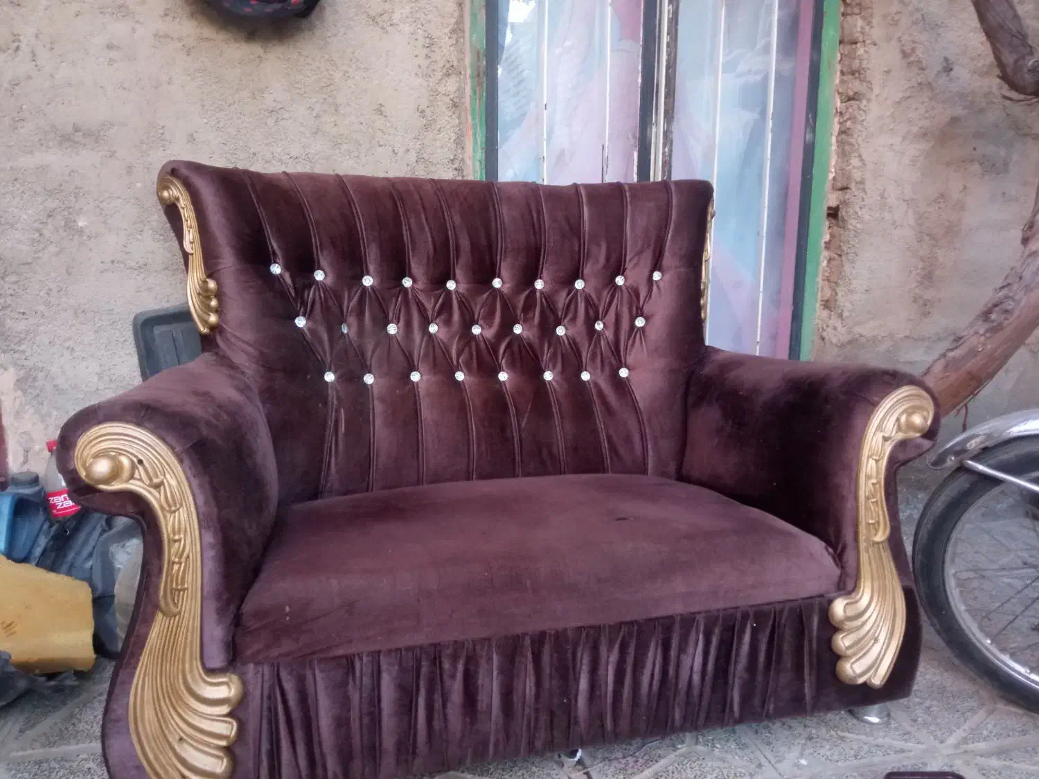 مبل ۷نفر تمیز مرتب مفت|مبلمان خانگی و میز عسلی|نیشابور, خیام|دیوار