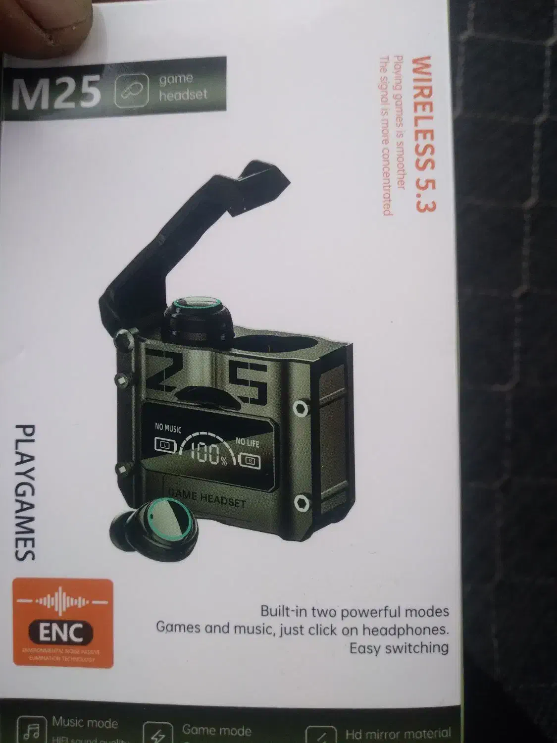 ایرپادوپاوربانک گیمینگ m25|لوازم جانبی موبایل و تبلت|خمینیشهر, |دیوار