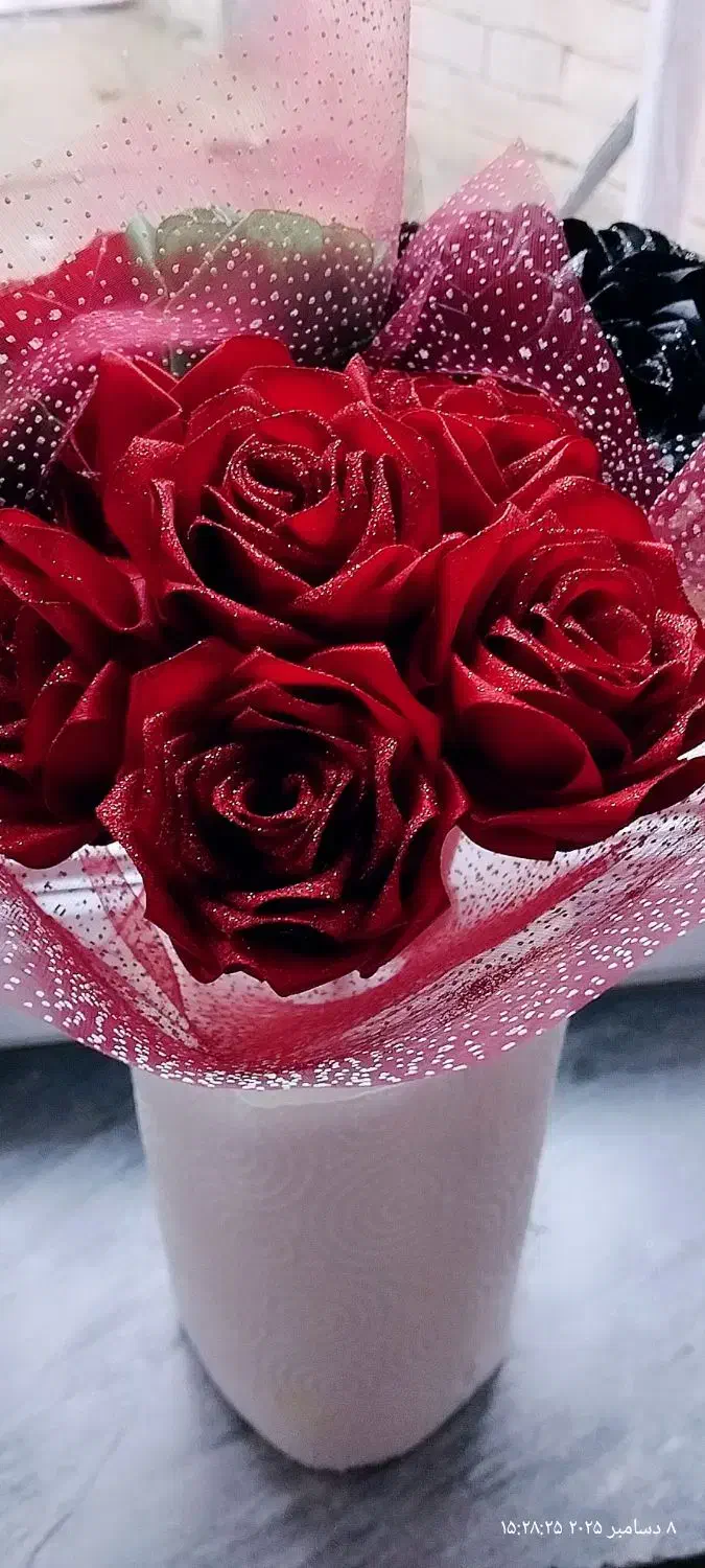 گلهای روبانی|صنایع دستی و سایر لوازم تزئینی|بوکان, |دیوار