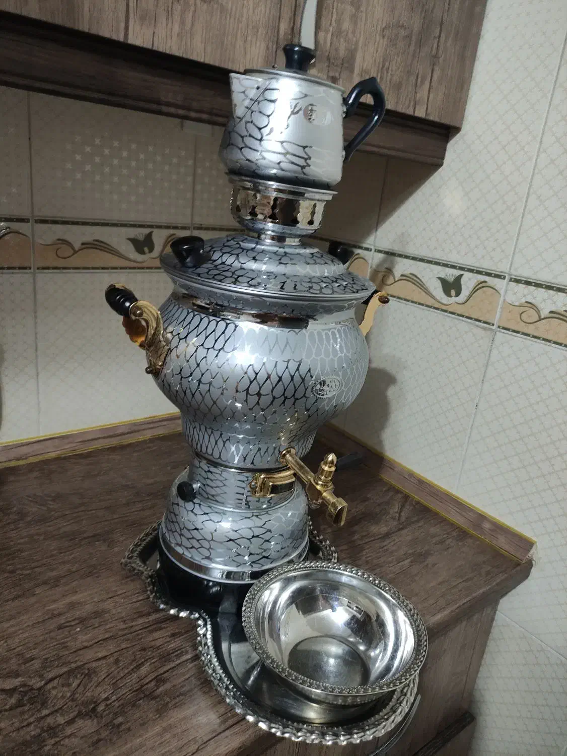 سماور|سماور، چای‌ساز، قهوه‌ساز|تسوج, |دیوار