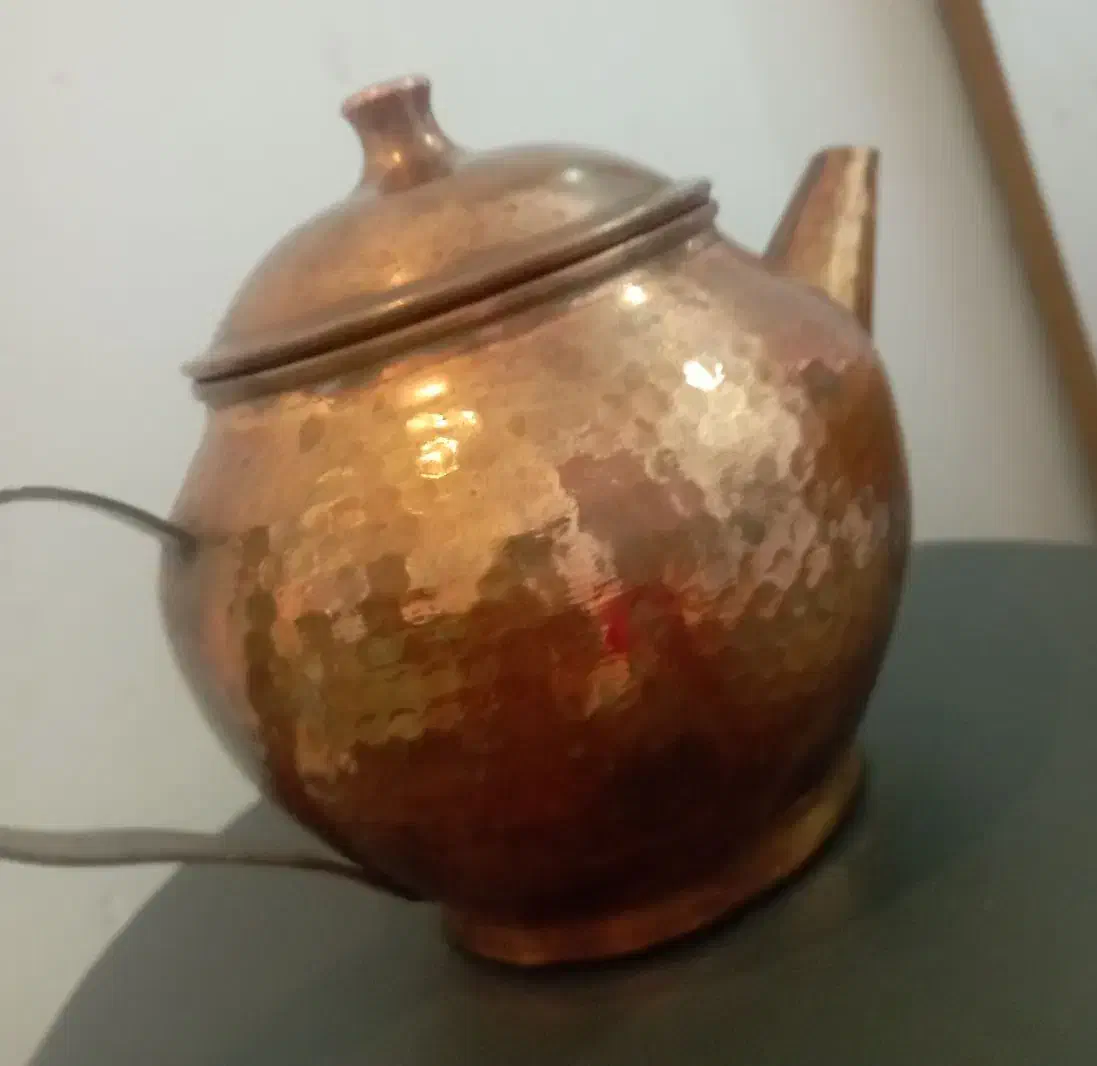 قوری مسی|قوری، کتری، قهوه‌ساز دستی|کرمان, |دیوار