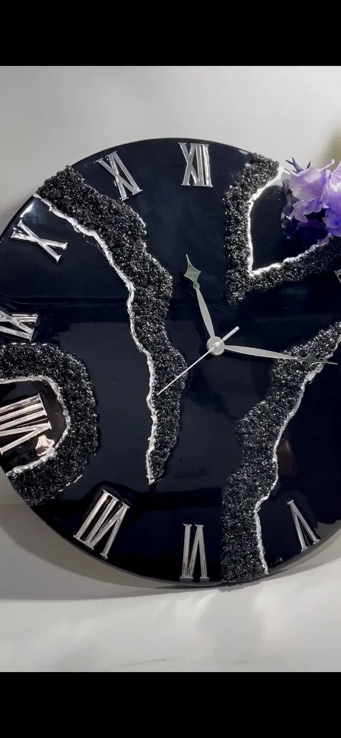 ساعت رزینی|ساعت دیواری و تزئینی|برازجان, |دیوار