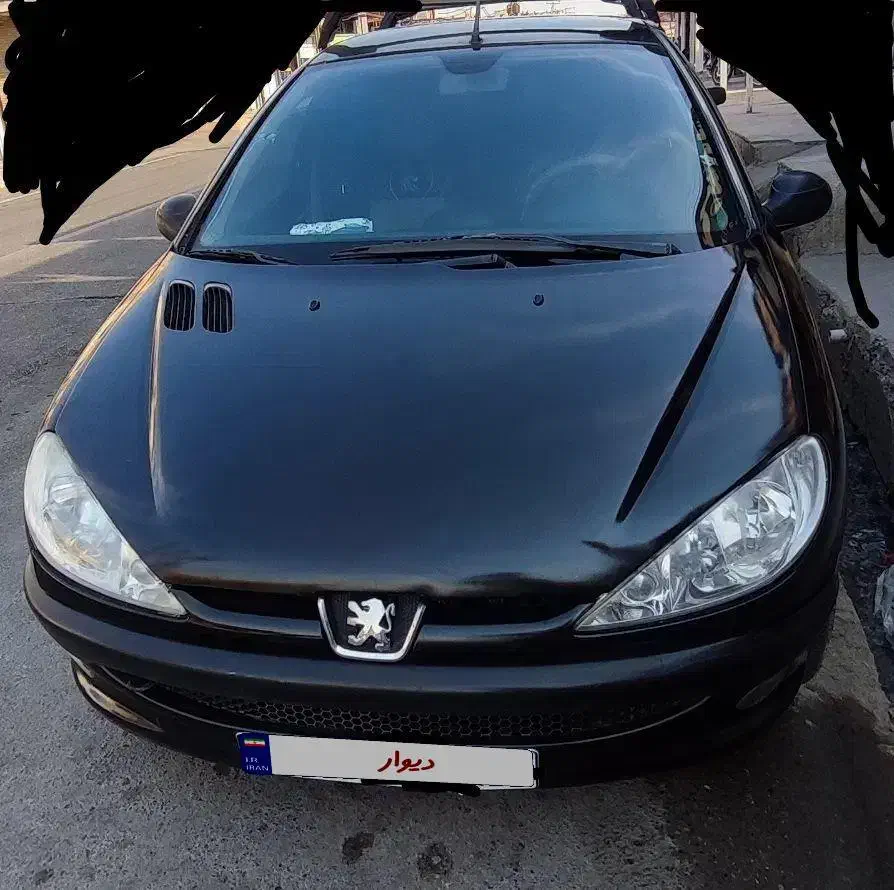 پژو 206 مشکی تیپ 2 مدل 89|خودرو سواری و وانت|شوش, |دیوار