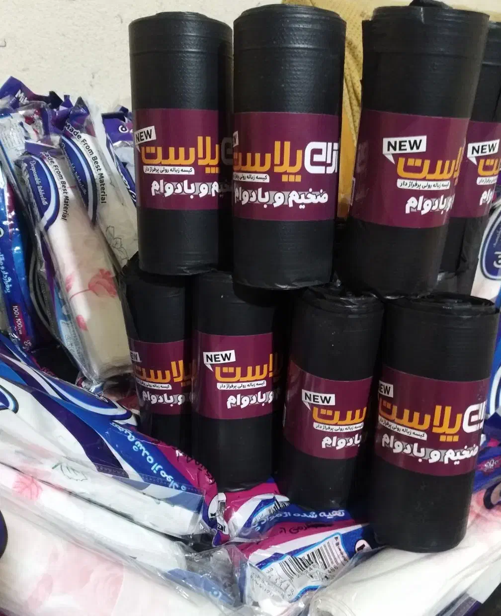 سفره یه بار مصرف ، پلاستیک زباله رولی|ظروف نگهدارنده، پلاستیکی، یکبارمصرف|مشهد, آبکوه|دیوار