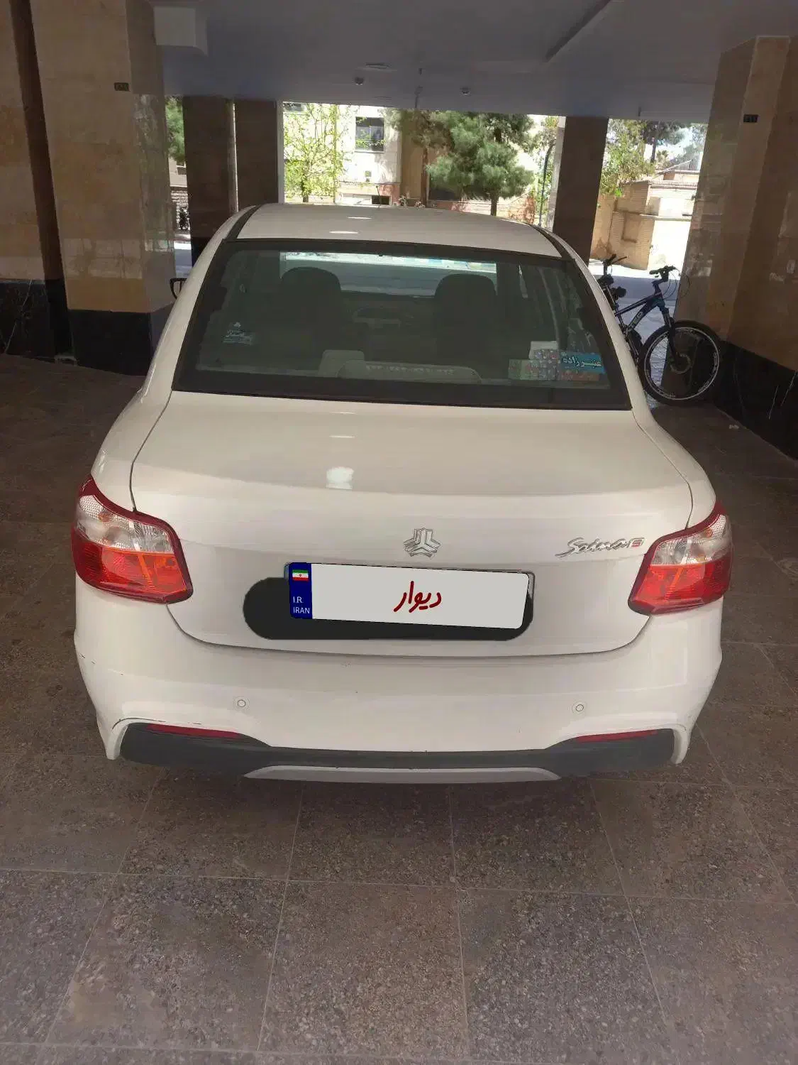 ساینا اس مدل ۱۴۰۰|خودرو سواری و وانت|اصفهان, تخت فولاد|دیوار