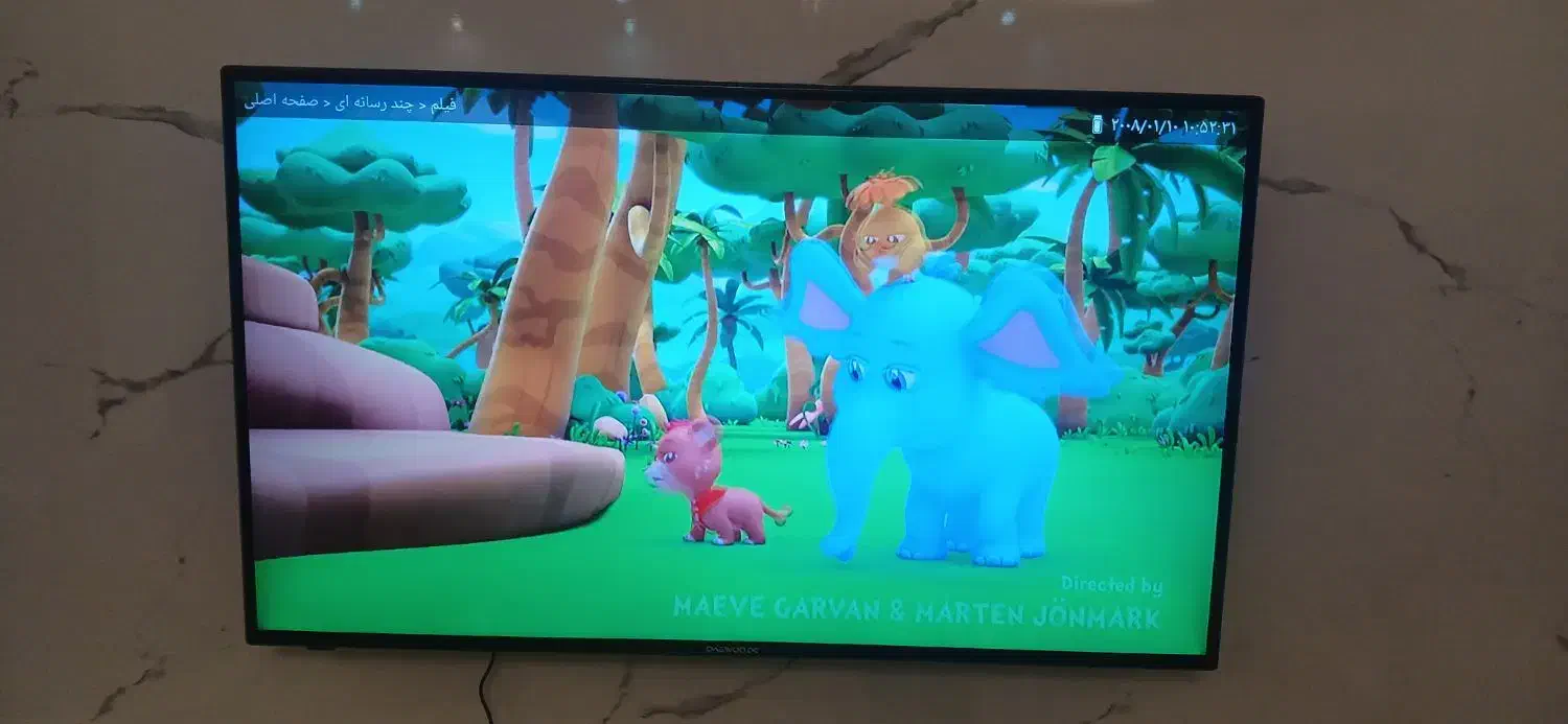 تلویزیون ۴۳ اینچ دوو|تلویزیون و پروژکتور|رشت, یخسازی|دیوار