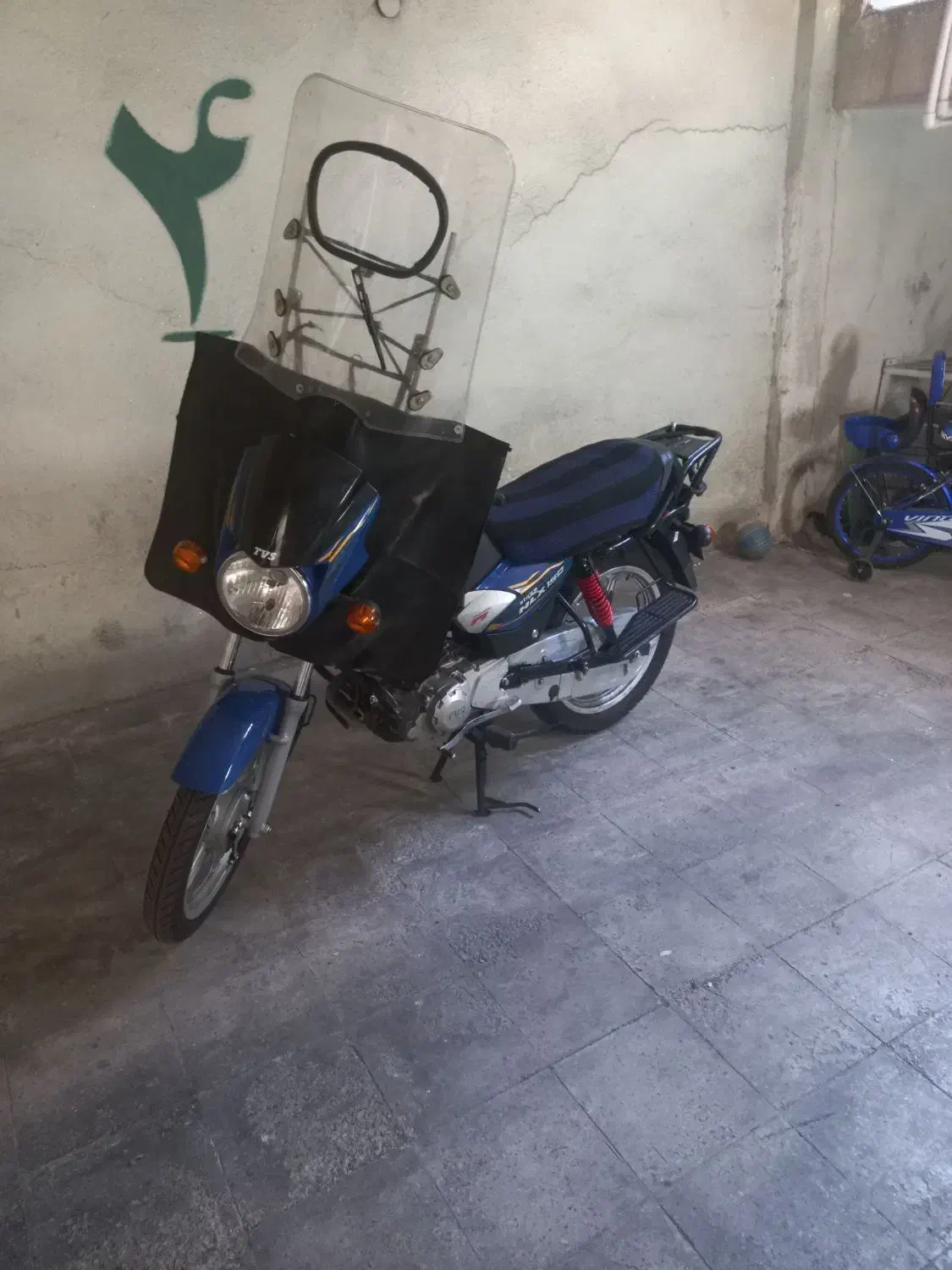 tvs150 آبی|موتورسیکلت|تهران, تاکسیرانی|دیوار