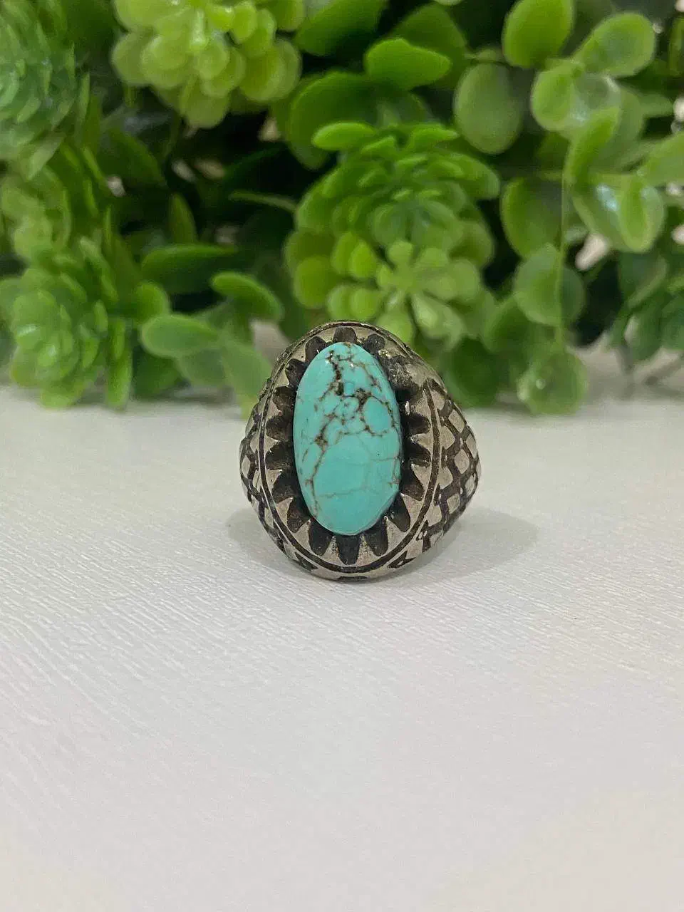 فیروزه نیشابور تراش بادومی|جواهرات|بهشهر, |دیوار