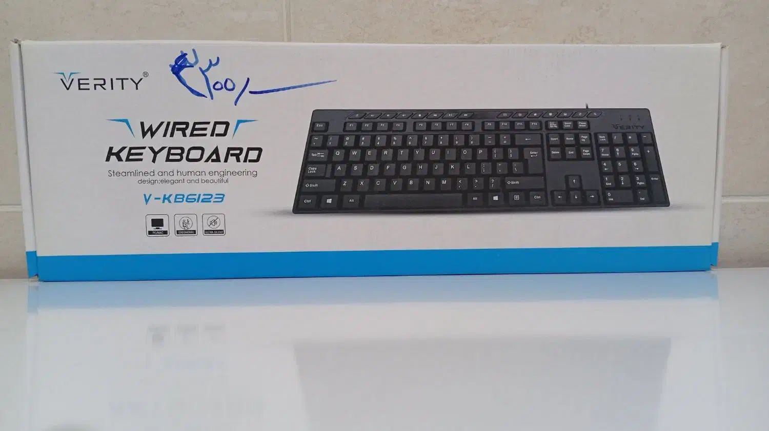 کیبرد VERITY نو و باسیم|قطعات و لوازم جانبی رایانه|یزد, |دیوار