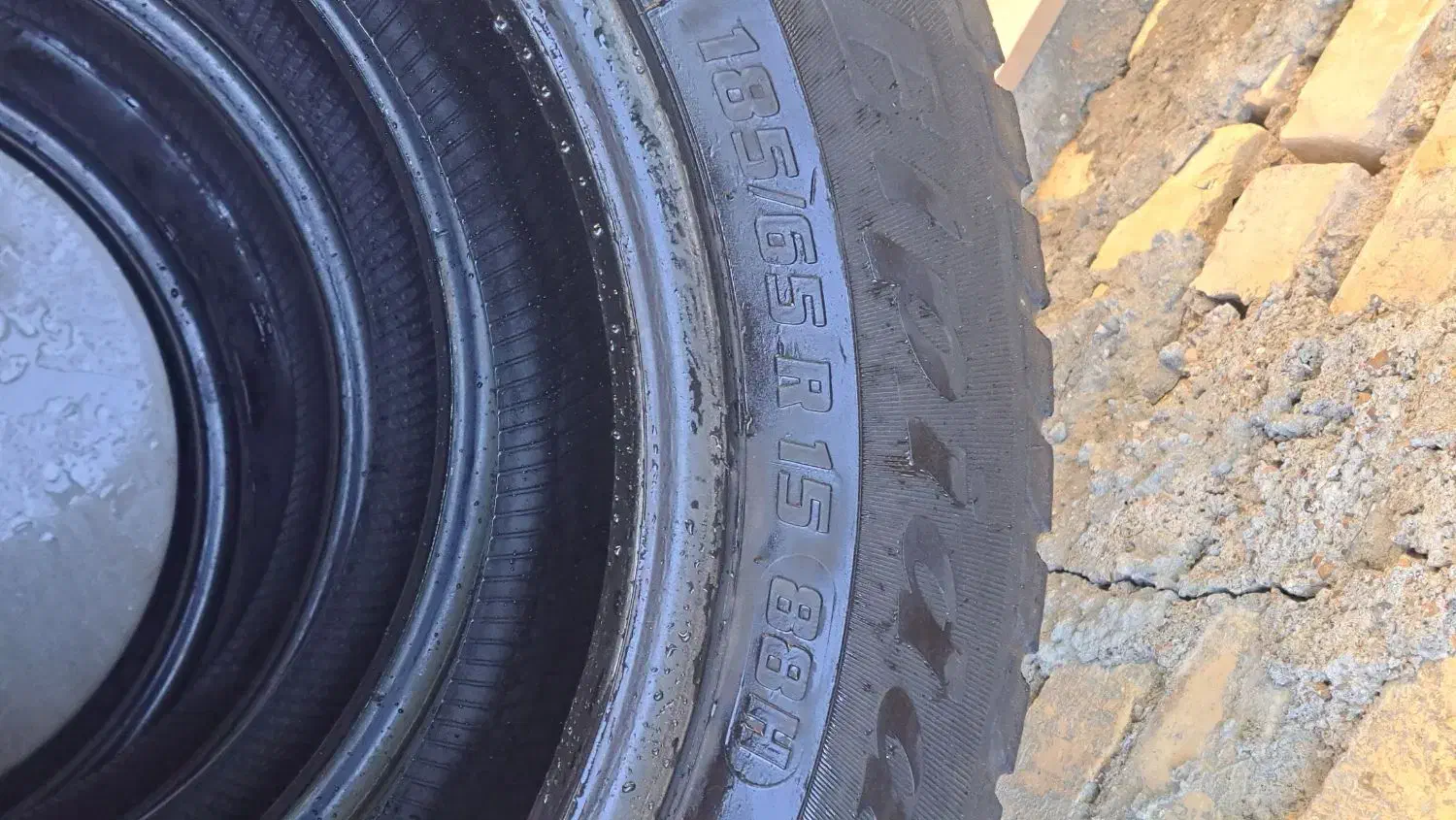 چهار حلقه لاستیک پژو پارس 80 درصد|قطعات یدکی و لوازم جانبی|سوسنگرد, |دیوار