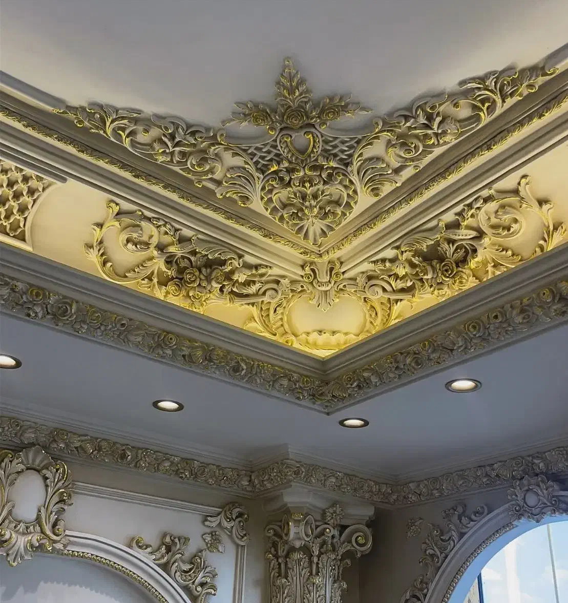 گچبری پیش ساخته میکروسمنت پتینه گچ سمنان نقاشی|خدمات پیشه و مهارت|کیش, |دیوار