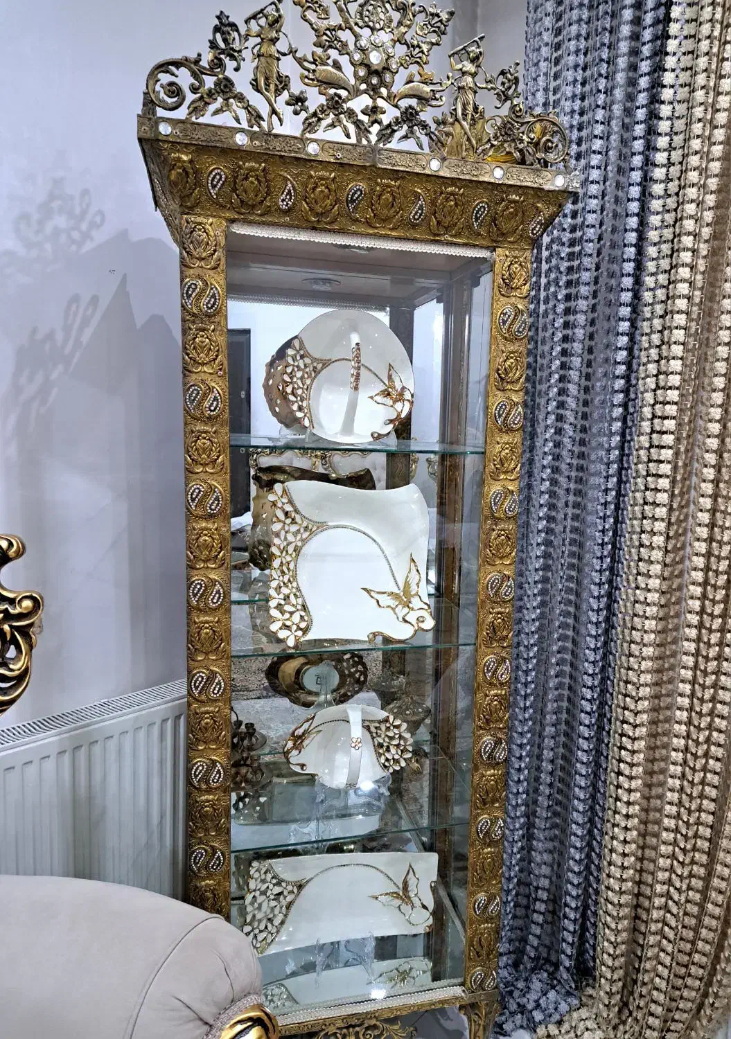 ویترین یا بوفه برنز|بوفه، ویترین، کنسول|اسلامشهر, شهرک واوان|دیوار