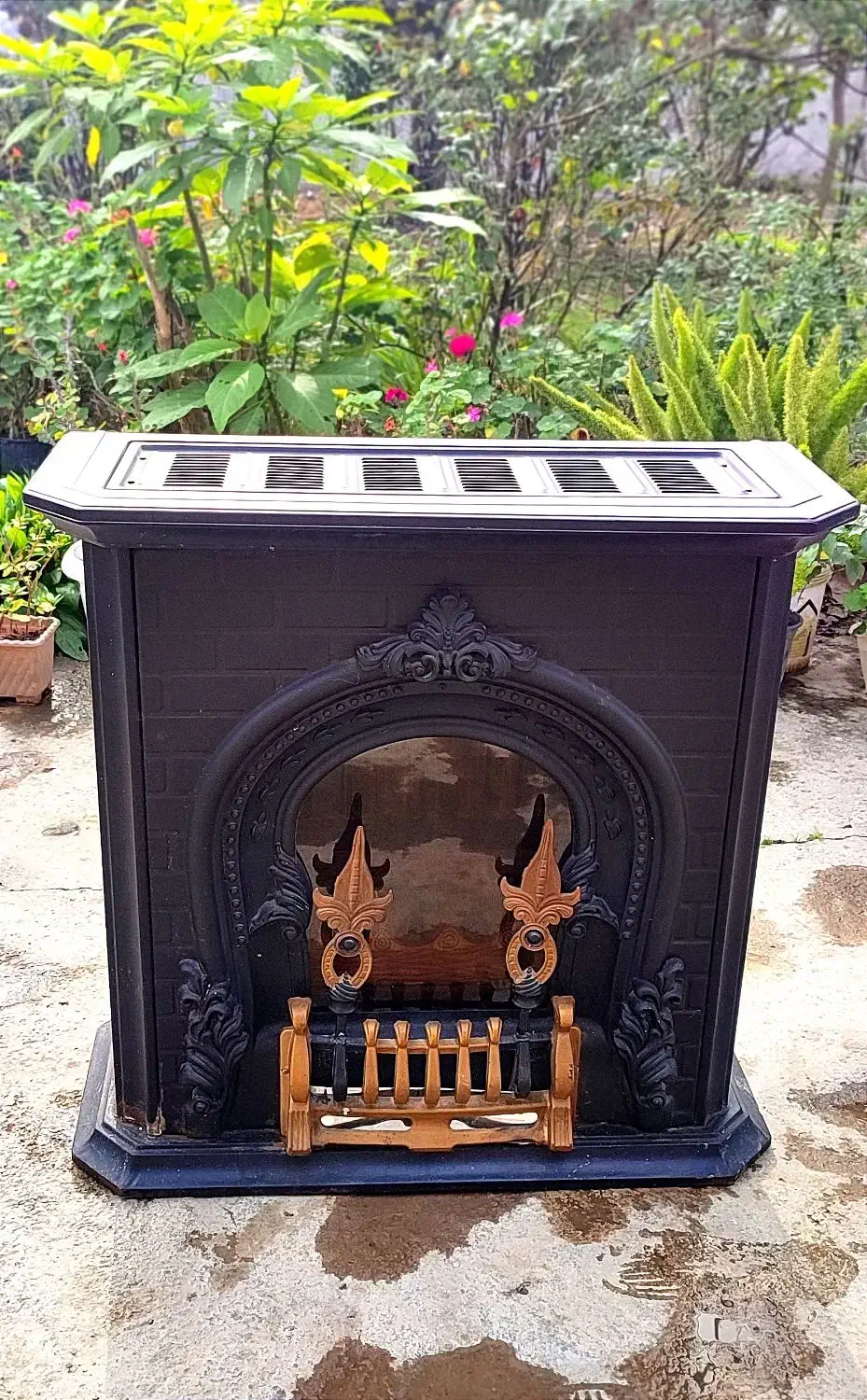 بخاری ۱۲۰۰۰ طرح شومینه ای نمونه فروش فوری|بخاری، هیتر، شومینه|فومن, |دیوار