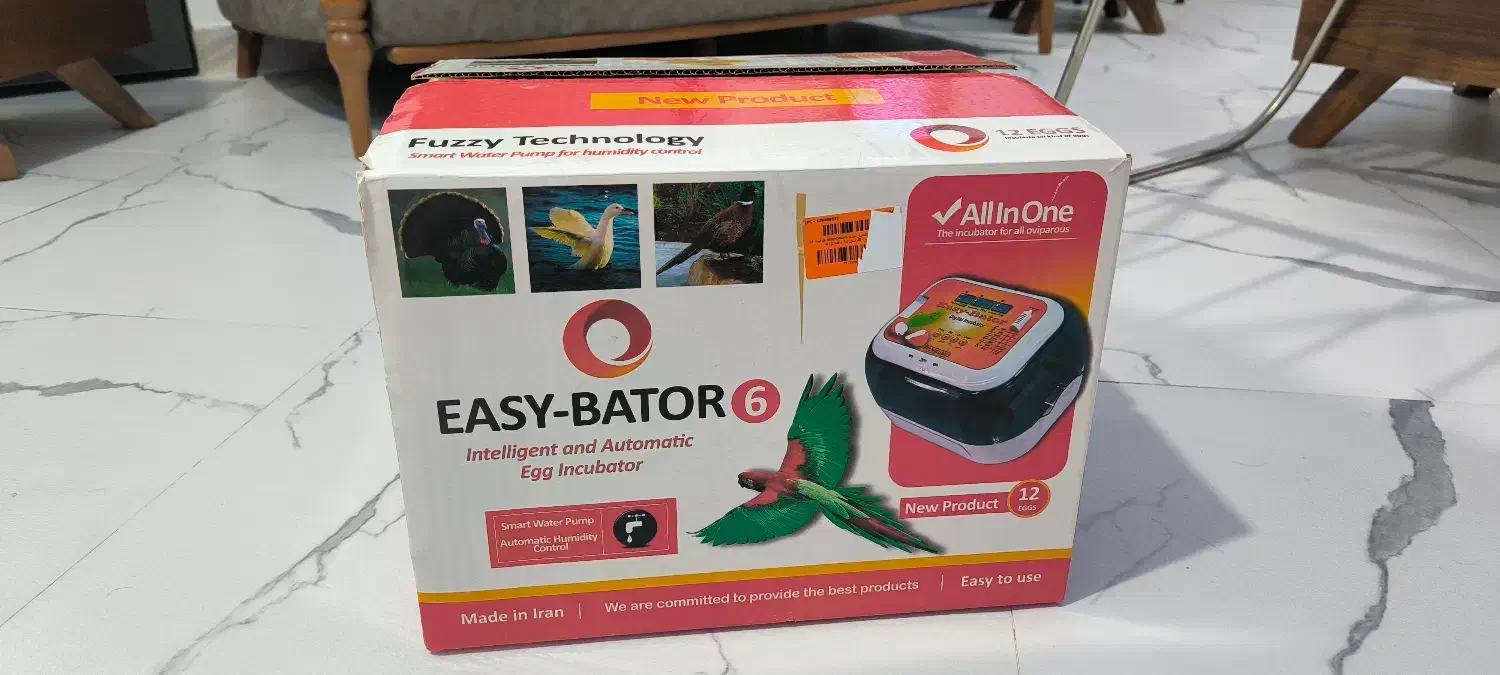 دستگاه جوجه کشی ایزی باتور 6 ظرفیت 12عددی|لوازم جانبی حیوانات|کرج, ساسانی (قلمستان)|دیوار