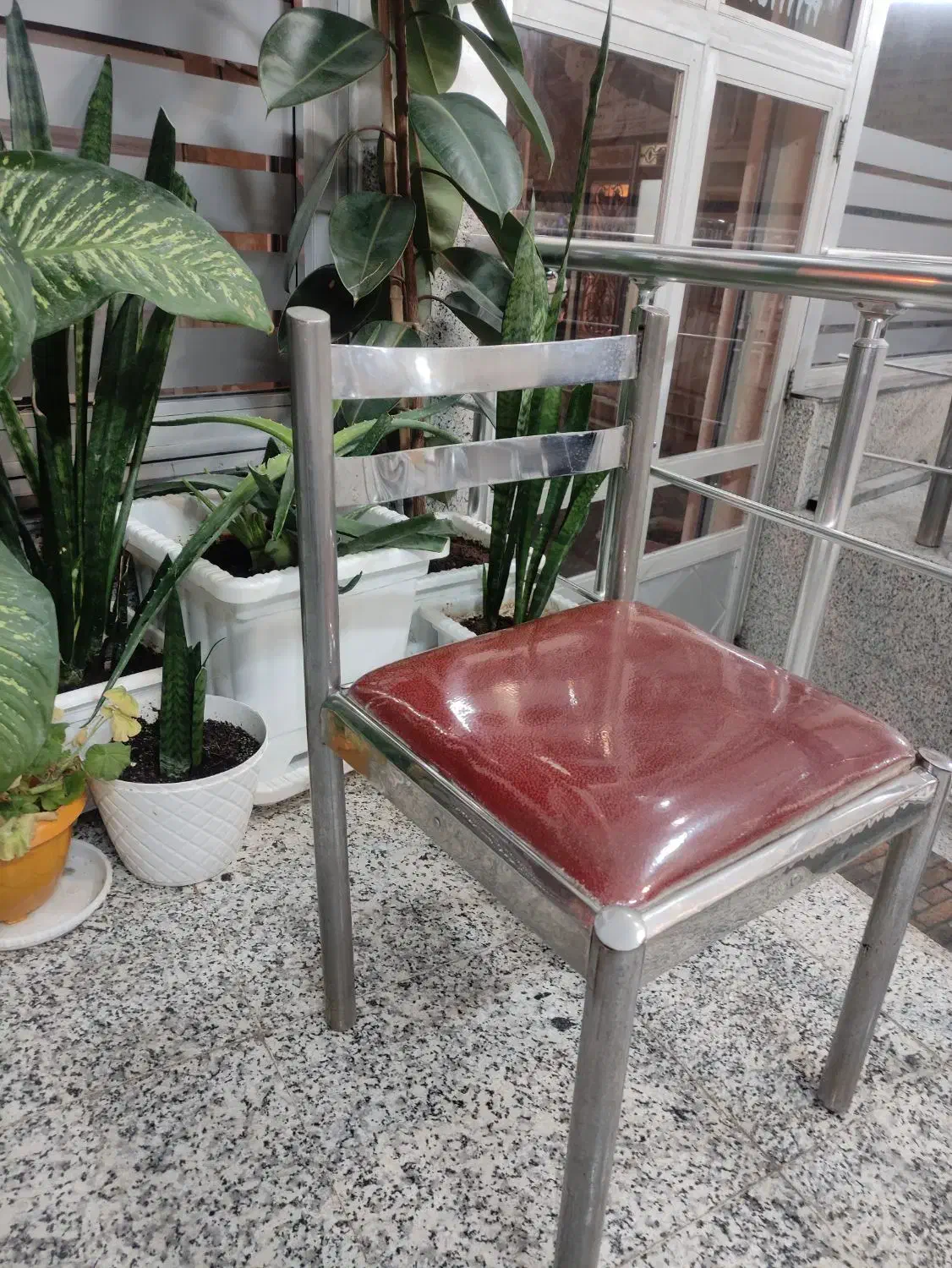 صندلی استیل دست دوم|میز و صندلی غذاخوری|سراب, |دیوار