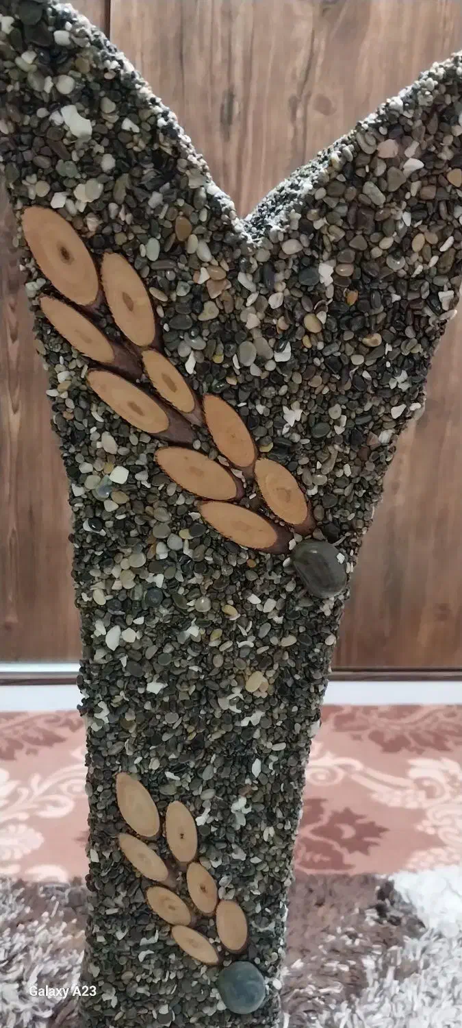 گلدان چوبی|گل و گیاه طبیعی|پرند, فاز ۵|دیوار