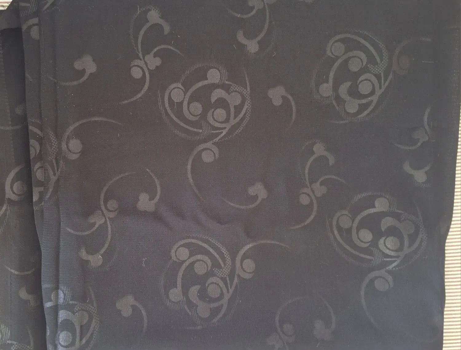 پارچه چادر مشکی طرحدار ندوخته|لباس|نجفآباد, شیخ بهایی جنوبی|دیوار