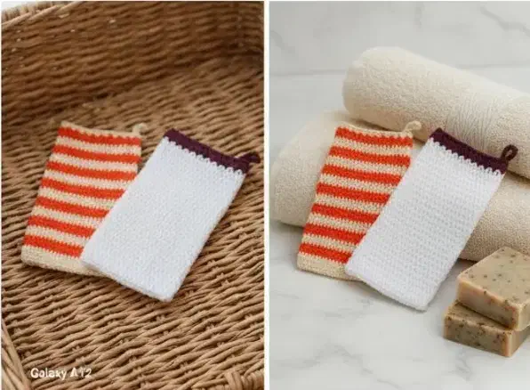 لیف دستباف با کیفیت و رنگ های متنوع|آرایشی، بهداشتی، درمانی|آباده, |دیوار