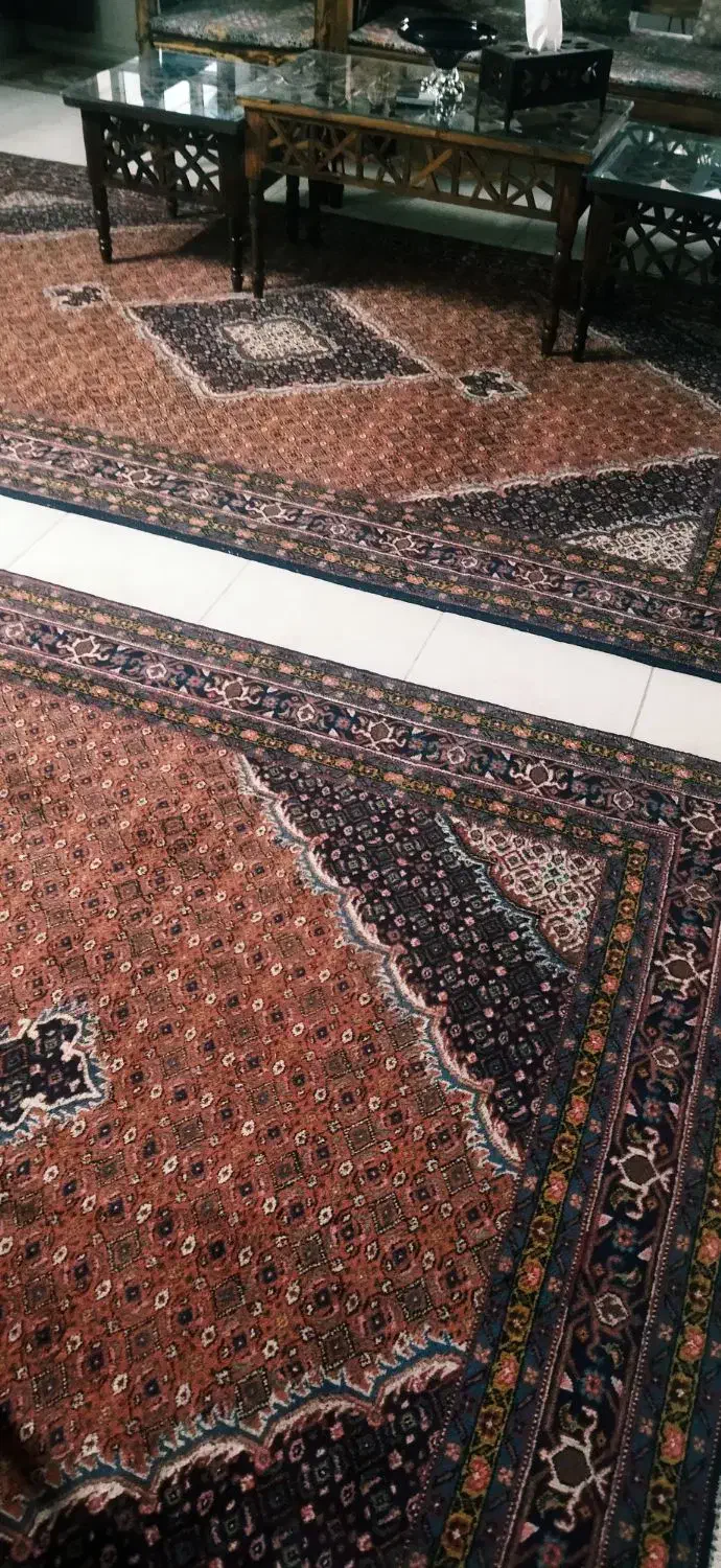 فرش دست بافت جفت ۶ ریز ماهی|فرش|شاهینشهر, خبرنگار|دیوار