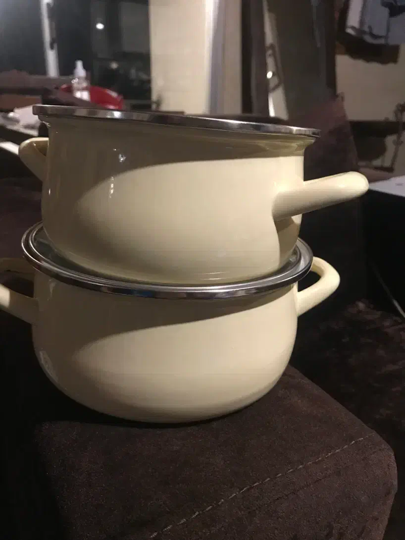 ست قابلمه لعابی درب دار|ظروف پختوپز|رشت, جانبازان|دیوار