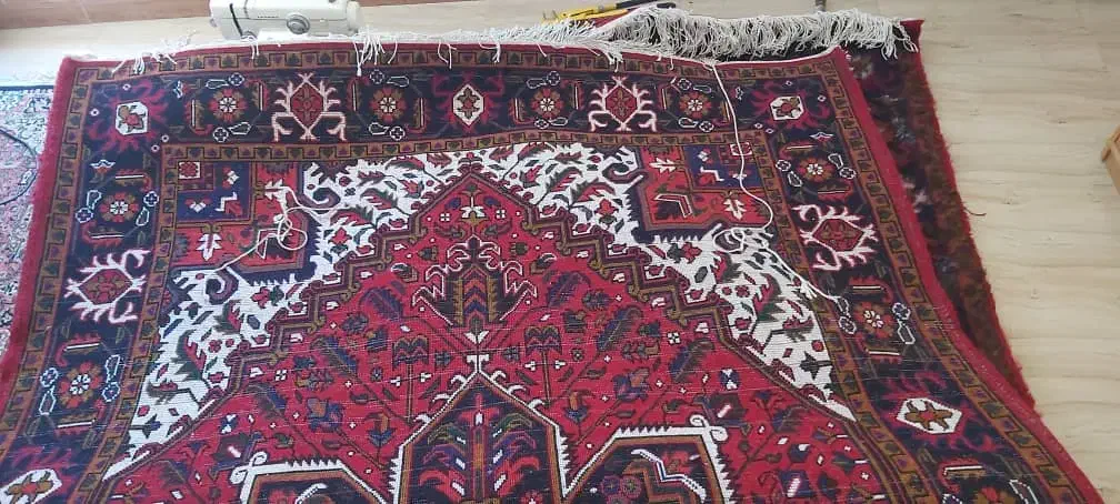 فرش دستباف نقش تاجری هریس|فرش|ارومیه, |دیوار