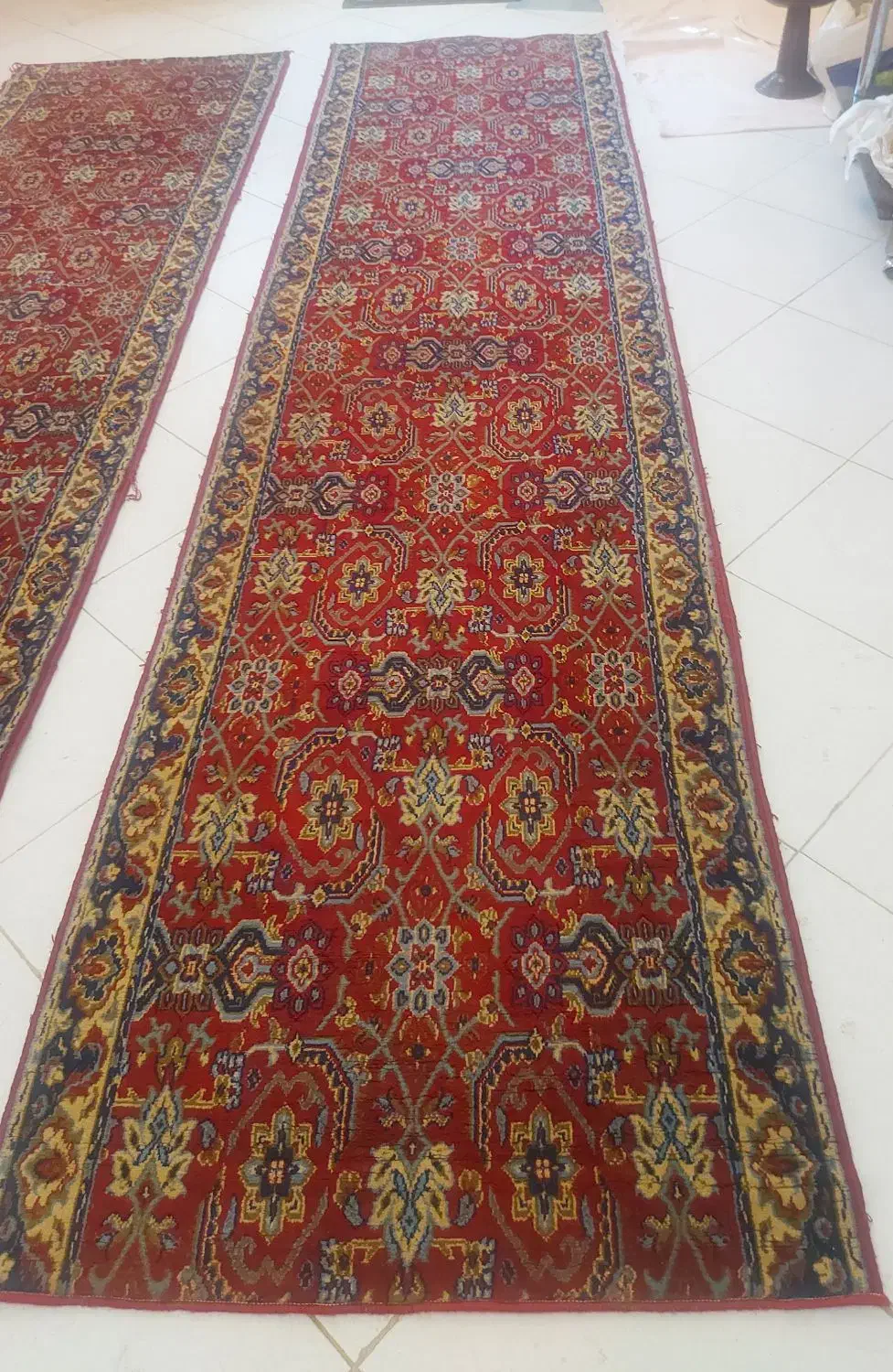 دوتا فرش ماشینی کناره لاکی|فرش|کرمانشاه, |دیوار